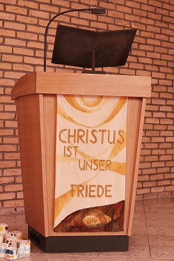 Die Kanzel der Kreuzkirche